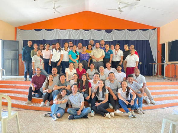 Equipo de estudiantes y docentes de La Salle Colombia en Guatemala. Prácticas pedagógicas concentradas.